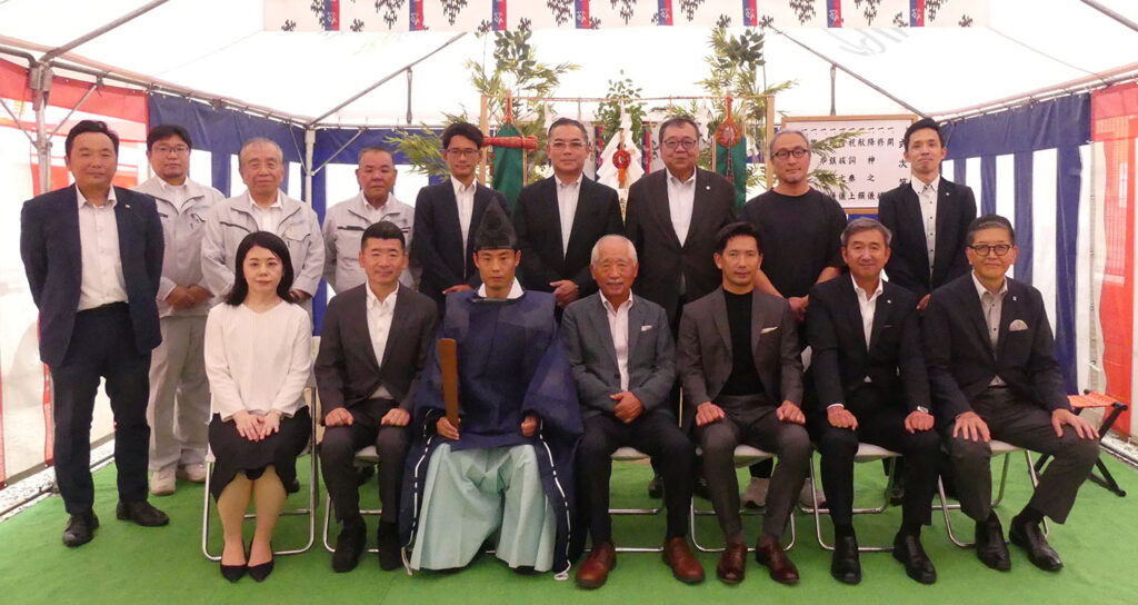 福岡市博多区祇園町の祇園駅ホテルPJの地鎮祭を開催しました。
